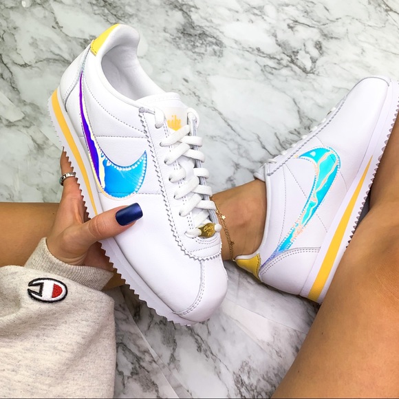 holographic nike cortez